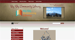 Desktop Screenshot of bigskylibrary.org